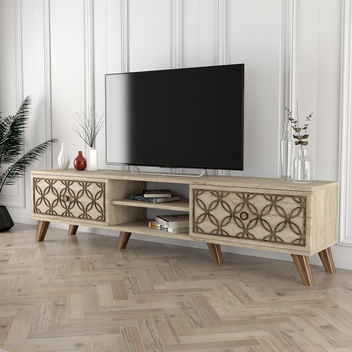 Hanah Home Mueble de TV Class - Travertino